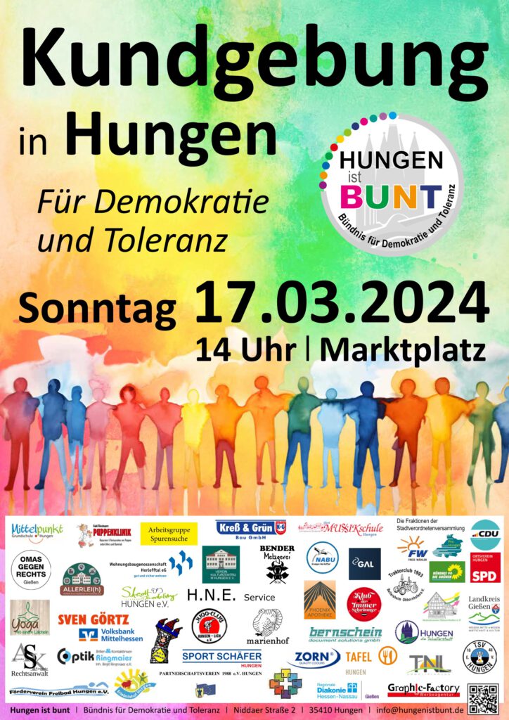 Demonstration in Hungen am 17.03.2024